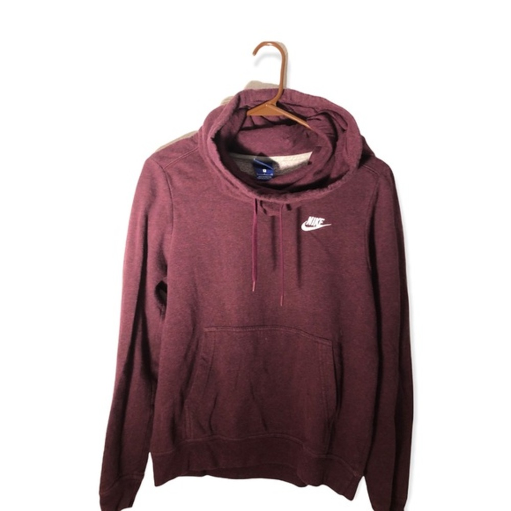 Nike Sweatshirt Women’s Small Hoodie Cowl Neck LongSleeve PullOver Pocket‎